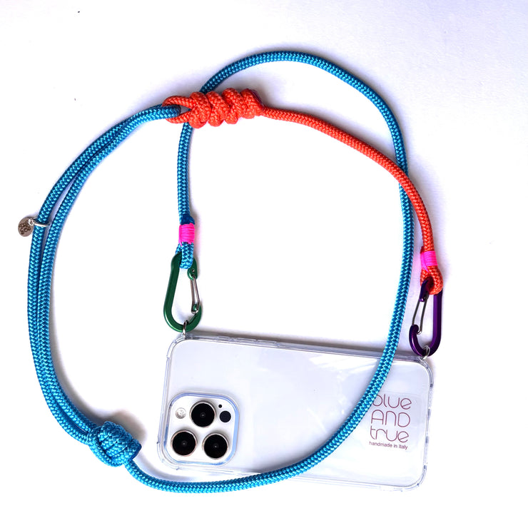 Cordino Da Collo E Tracolla Regolabile Per Telefono In Nylon, Con Toppa, Compatibile Con La Maggior Parte Degli Smartphone - Antismarrimento E Mani Libere